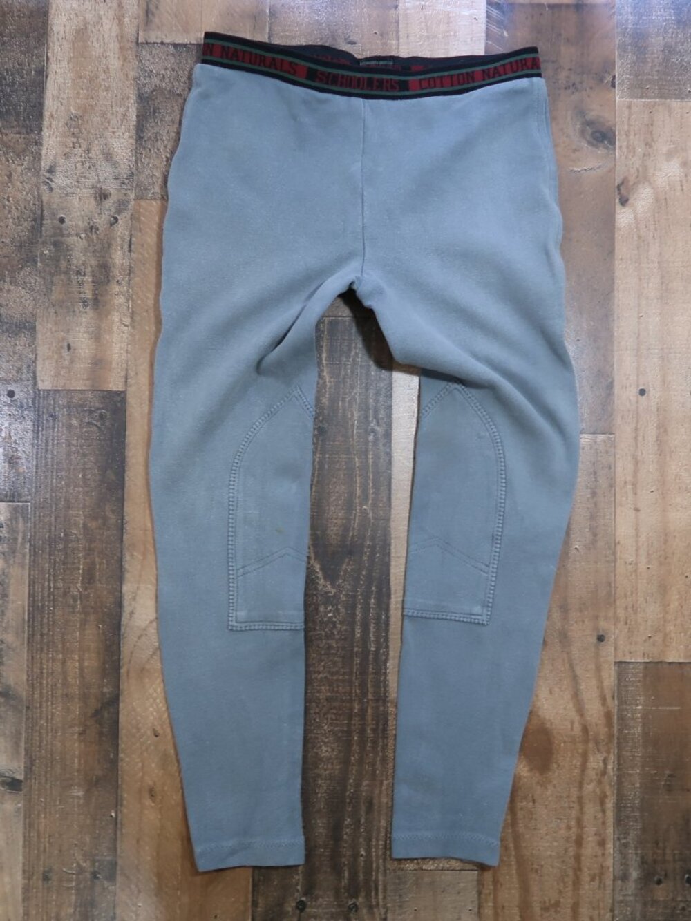 On Course Large (32-34) Cotton Naturals Schoolers Elastic Waist Riding Pants